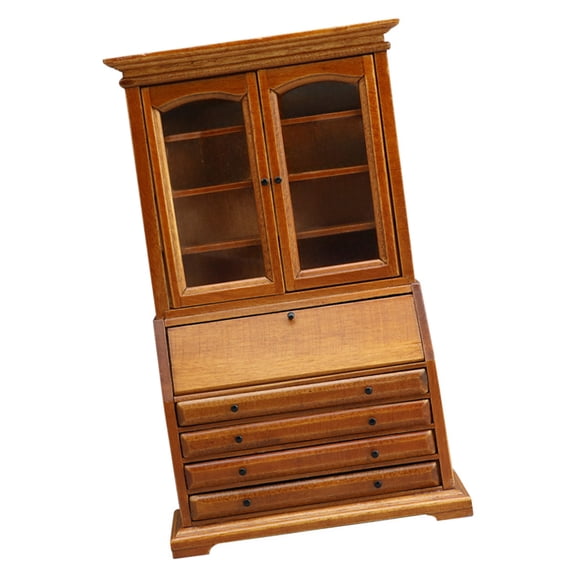 Realistic Furniture Miniature Cabinet for 1/12 Scale Dollhouses Decoration and Craft Model Project Kitchen Scene Display