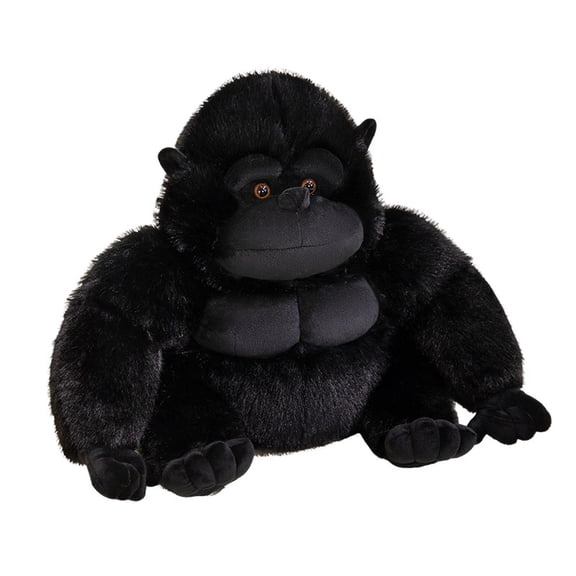 Realistic Gorilla Plush Toy 9.8In Lifelike Stuffed Animal For All Ages Gift 1 Pack