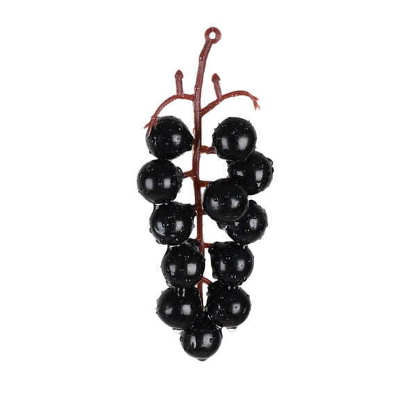 Realistic Grape Vine Cluster Desktop Fruit Ornament for Home Kitchen Centerpiece
