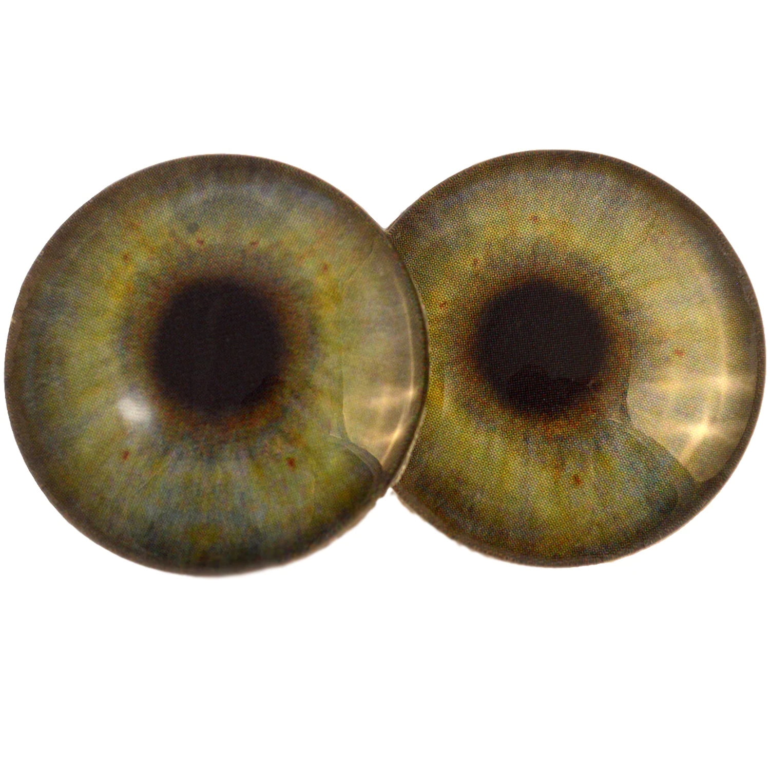 Rich Deep Reddish Brown Human Plastic Safety Eyes – Handmade Glass Eyes