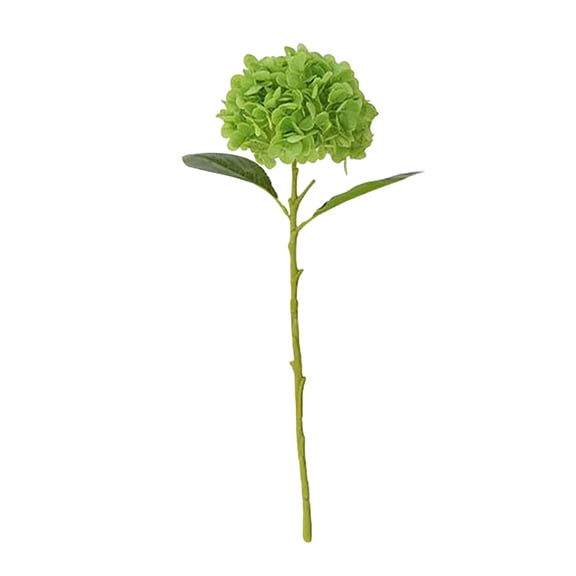 Realistic Green Hydrangea Synthetic Hydrangea With Long And Leaves Lifelike Hydrangea Perfect For Home and Ofiice