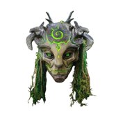 Realistic Green Man Headgear Accessory Headgear Headgear LED Light Headdress