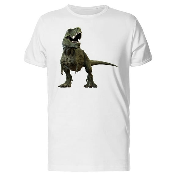 Realistic Green T Rex T-Shirt Men -Image by Shutterstock, Male x-Large
