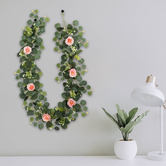 Wreath Realistic Greenery for Year Round Seasonal for Front Door Wall Window