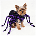 thumbnail image 1 of Realistic Halloween Spider Dog Costume Adjustable Self-Adhesive Straps, Funny Dog Halloween Costumes, Halloween Pet Parades Photo Sessions, 1 of 6