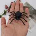 thumbnail image 1 of Realistic Halloween Spider Prop - 5.5x8cm Plastic Fake Insect for Prank Toys, Scary Decor, Accessories, Party Supplies & Trick-or-Treat Scenes, 1 of 3