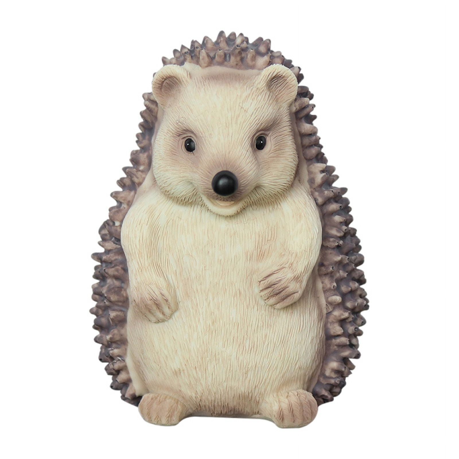 Realistic Hedgehog Figurine, Cartoon Resin Animal Model Miniature ...