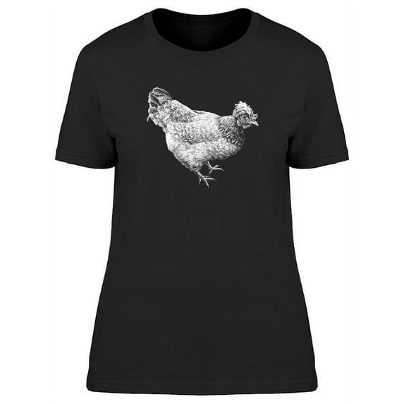 Realistic Hen T-Shirt Women -Image by Shutterstock, Female Large
