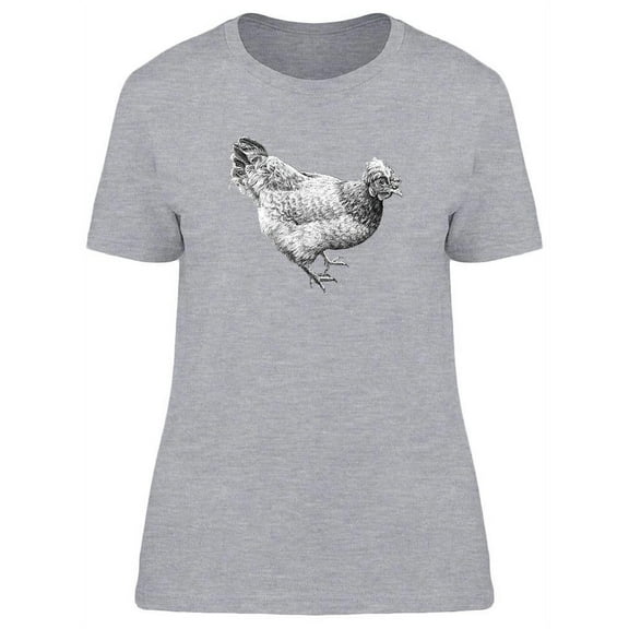 Realistic Hen T-Shirt Women -Image by Shutterstock, Female x-Large