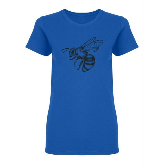 Realistic Hornet Design Shaped T-Shirt Women -Image by Shutterstock, Female Large