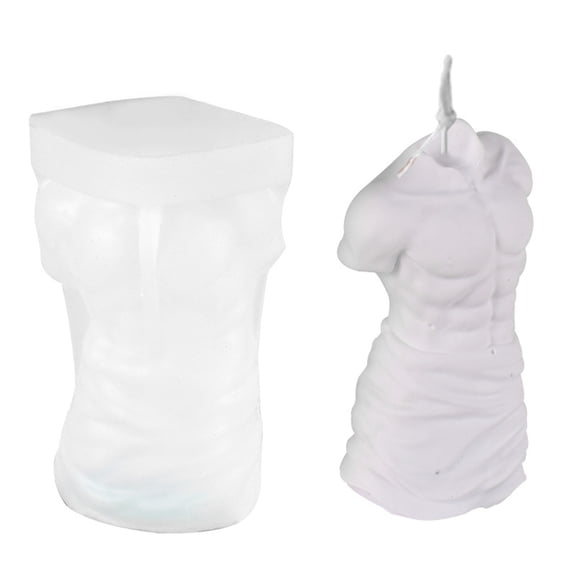 Realistic Human Fitness Equipment Cast For Candlemaking And Home Deck