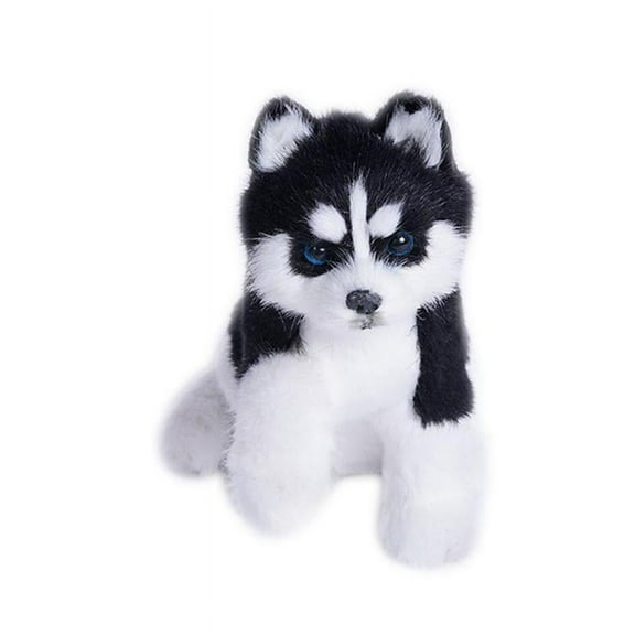 Realistic Husky Plush Stuffed Pet Dog Simulation Toy Dog Puppy Stuff X2H8