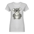 thumbnail image 1 of Realistic Koala T-Shirt Women -Image by Shutterstock, Female Large, 1 of 2