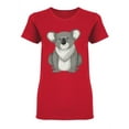 thumbnail image 1 of Realistic Koala T-Shirt Women -Image by Shutterstock, Female Small, 1 of 2