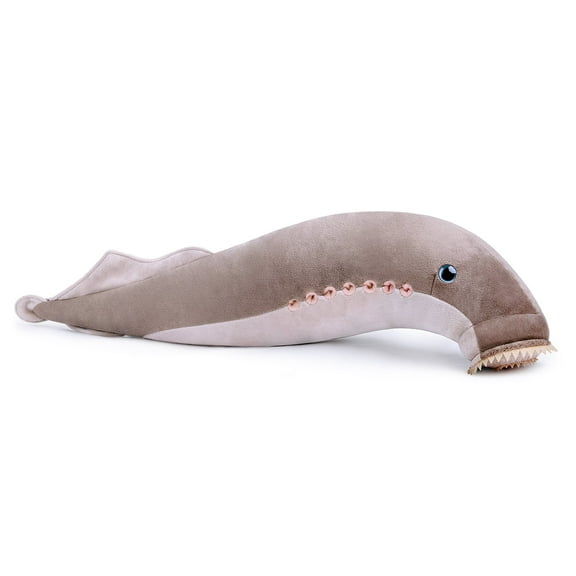 Realistic Lamprey Stuffed Animal,Soft Eel Plush Toy, Lifelike Animal Toy for Kids,Home Decor,Hugging Toy-Gray 20.5"