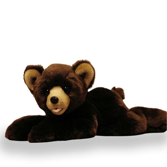 Realistic Lazy Brown Bear Cub Stuffed Animal Plush Toy, Baby Bear Plushies