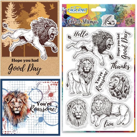 Lion Stamp