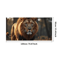 thumbnail image 1 of Realistic Lion Design Party Banner Backdrop Background Decorations for Safari Themed Parties Animal Celebrations Photography Props and Event Decor, 1 of 8