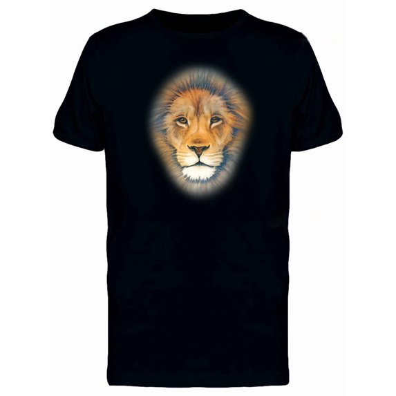 Realistic Lion Fading Away Tee Men's -Image by Shutterstock