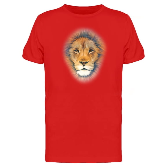 Realistic Lion Fading Away T-Shirt Men -Image by Shutterstock, Male x-Large