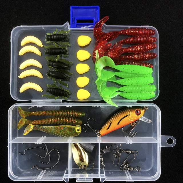 Realistic Luya Bait Fake Bait Full Set Sequins Soft Bait