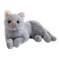 thumbnail image 1 of Realistic Lying Cat Toy Soft Stuffed Animal Doll Kids Birthday Home Cute Lifelike, 1 of 5