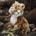 thumbnail image 1 of Realistic Lynx Stuffed Plush Toy, Canada Lynx Plushies, 1 of 8