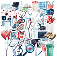 thumbnail image 1 of Realistic Medical Science Stickers, Waterproof Medical Science Sticker for Water Bottle Laptop Phone Cases Planner Skateboard Luggage Helmet Party Favor Decor, Ideal for Adults Teens Teacher Rewards, 1 of 9