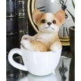 thumbnail image 1 of Realistic Mini Chihuahua Teacup Statue 3" Pet Pal Dog Breed Collectible Figurine, 1 of 6