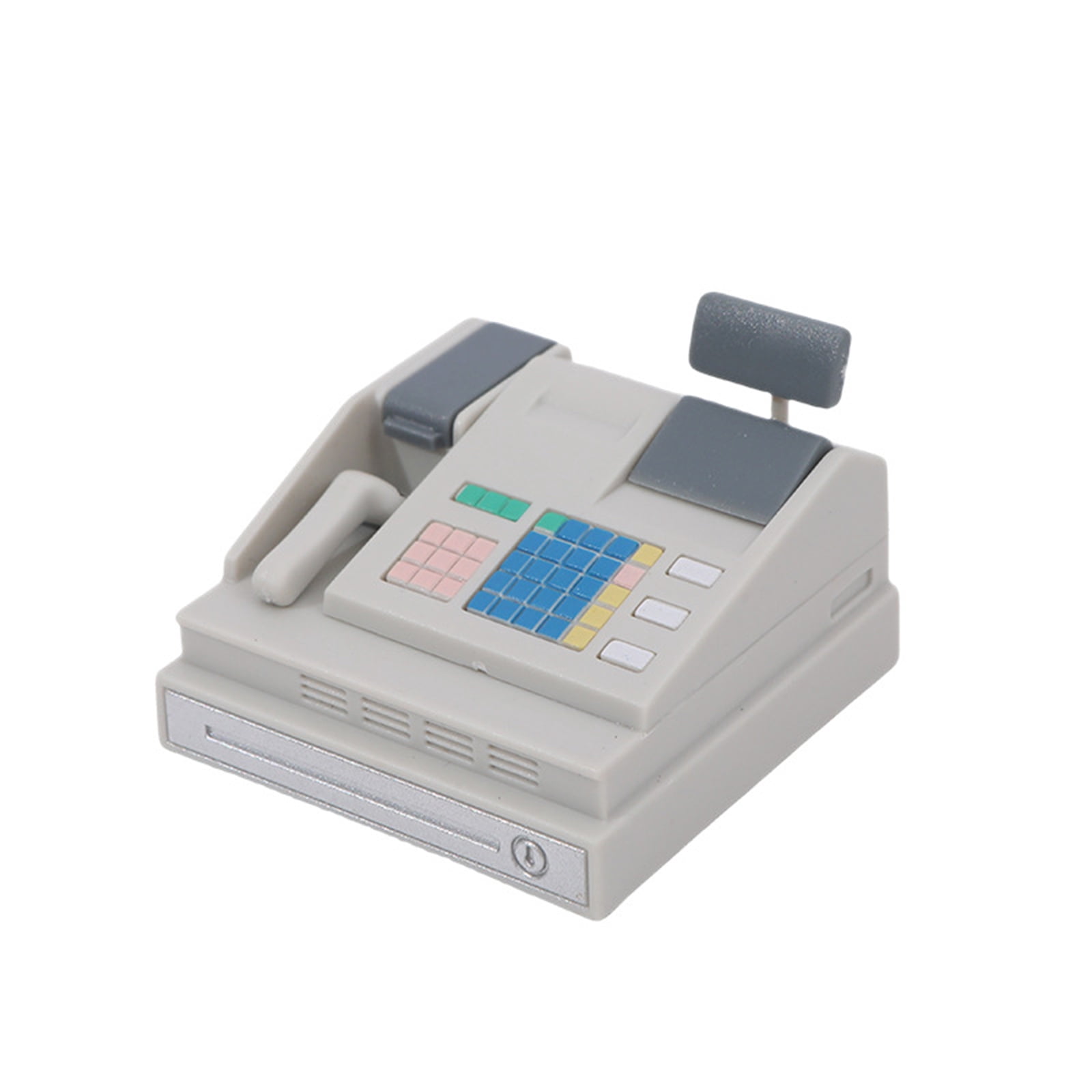 Realistic Miniature Cash Register Toy For Pretend Play Shopping ...