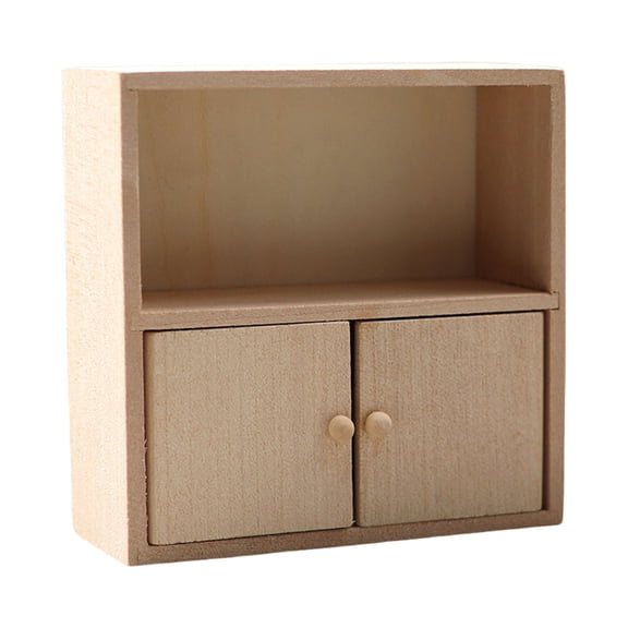 Realistic Miniature Display Zakka Role Play and Display for Dollhouses Enthusiasts, 1/12 Scale, Display Shelf