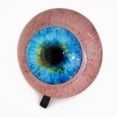 thumbnail image 1 of Realistic Monster Eye Decor Cyan Halloween Spooky Tabletop Decoration 1 Piece, 1 of 7