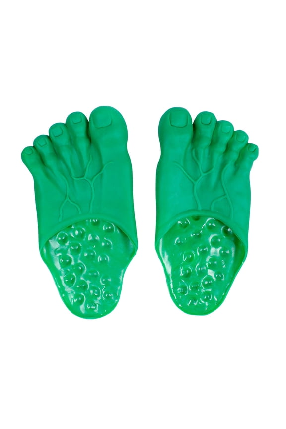 Realistic Monster Feet Slippers - Barefoot Shoe Covers for Halloween Costume, Party Props for Adults & Kids