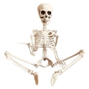 Realistic Movable Halloween Skeleton Prop, Fully Poseable Decor Ornament For Home, Party, Garden And Haunted House 2026