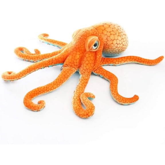 Realistic Octopus Plush,Giant Stuffed Marine Animals Toy Gifts for Kids (19.6 inch)