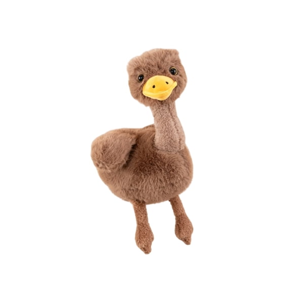 Realistic Ostrich Plush Tool Soft Stuffed Animal Figure Simulation Ostrich Model for Adults and Home Decoration Gift Use