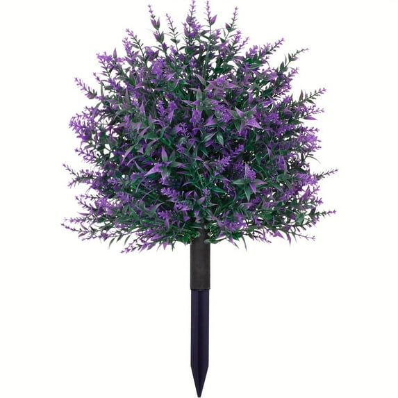 Realistic Outdoor Artificial Flowers with Ground Studs, 53x40x40cm, Plastic Plants for Home Decoration, Indoor/Outdoor Simulation Shrubs
