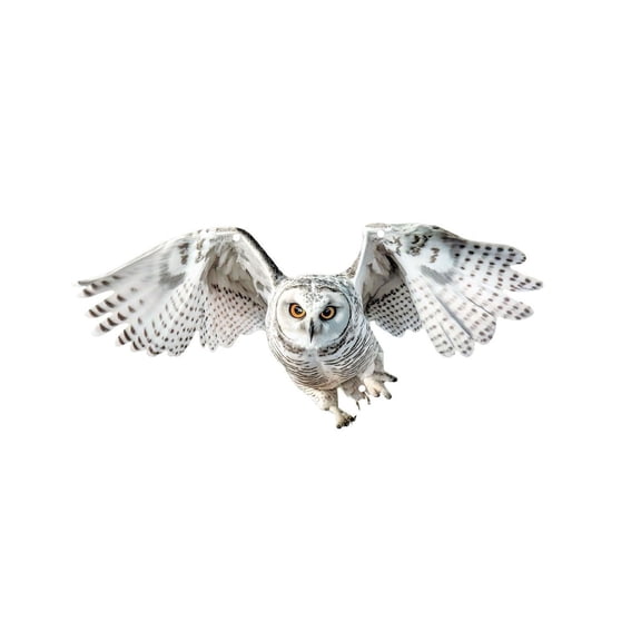 Realistic Owl Bird Repellent, Wuztai Acoustic Acrylic Garden Decoy Durable Weatherproof, Simulated Animal Ornament for Courtyard Patio Yard with Lifelike Details