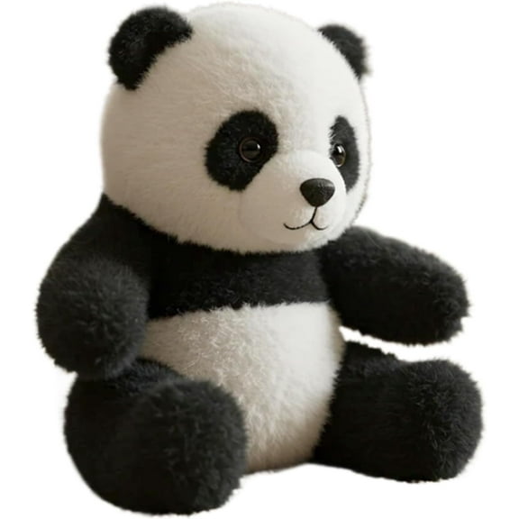 Realistic Panda Plush Toy, Emotional Healing Stuffed Doll, Soft Hugging Pillow for Kids & Adults Stress Relief
