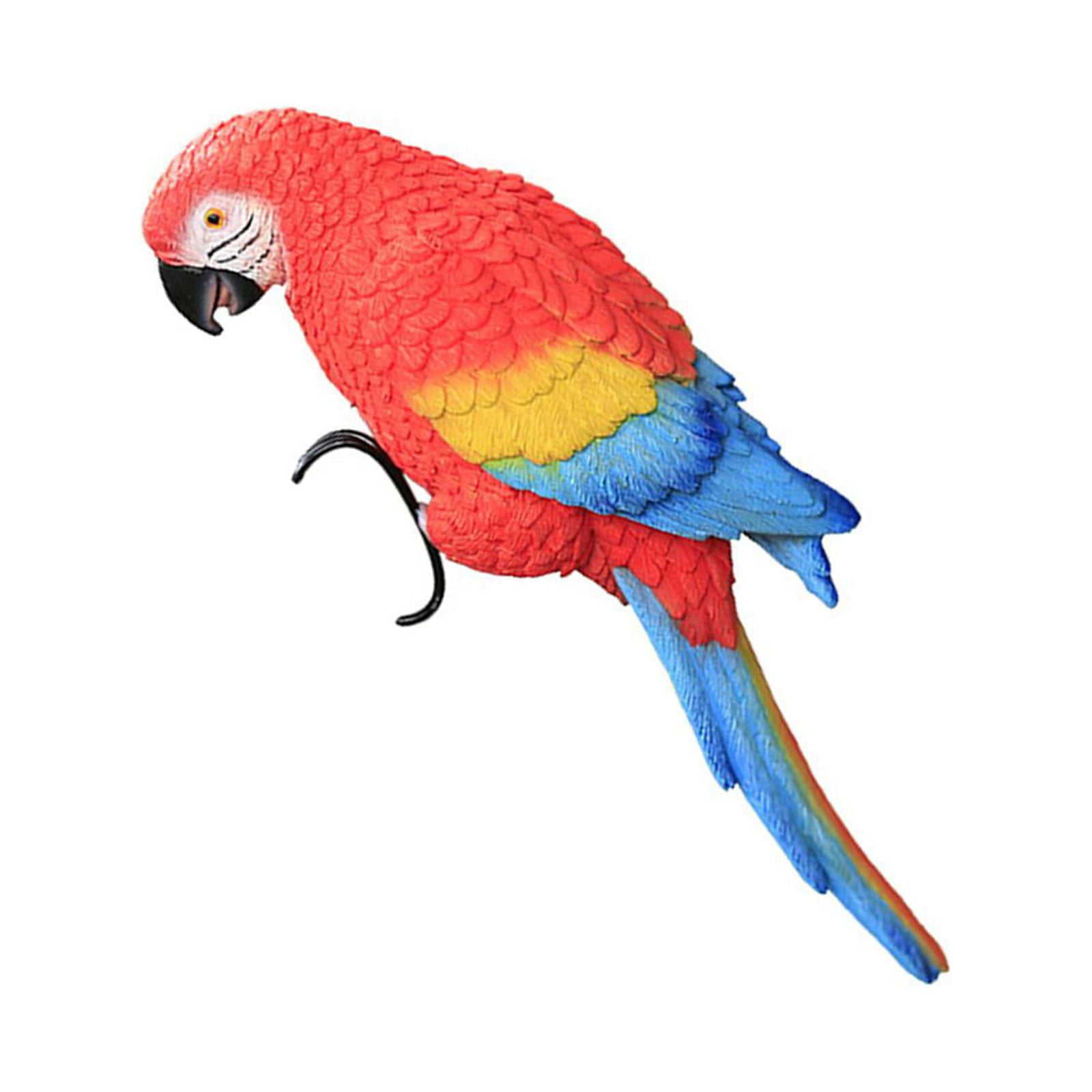 Realistic Parrot Statues Parrots Macaw Bird Statue Parrot Decoration
