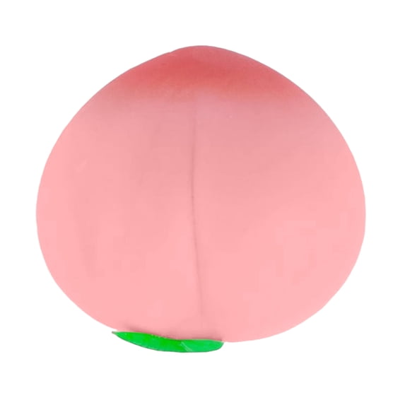 Realistic Peach Slow Rising Squeeze Toy, Large Fruit Shaped Fidget Presser, Soft Hand Play Gadget for Adult Office Entertainment