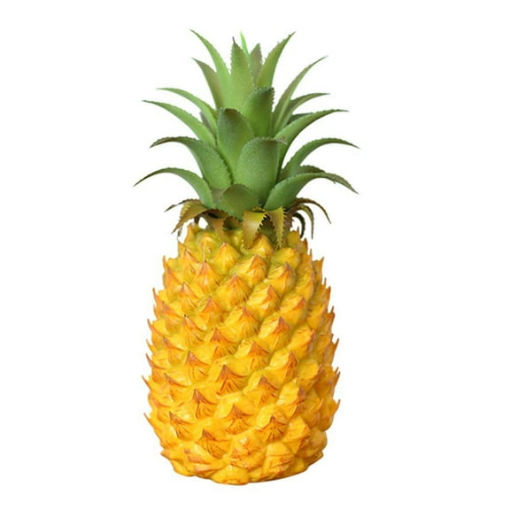Realistic Pineapple, Artificial Fruits Fake Pineapple for Display Medium Size High Simulation Artificial Dummy Fruits Vegetables Studio Photo Prop DIY Decoration Accessories Food Toys