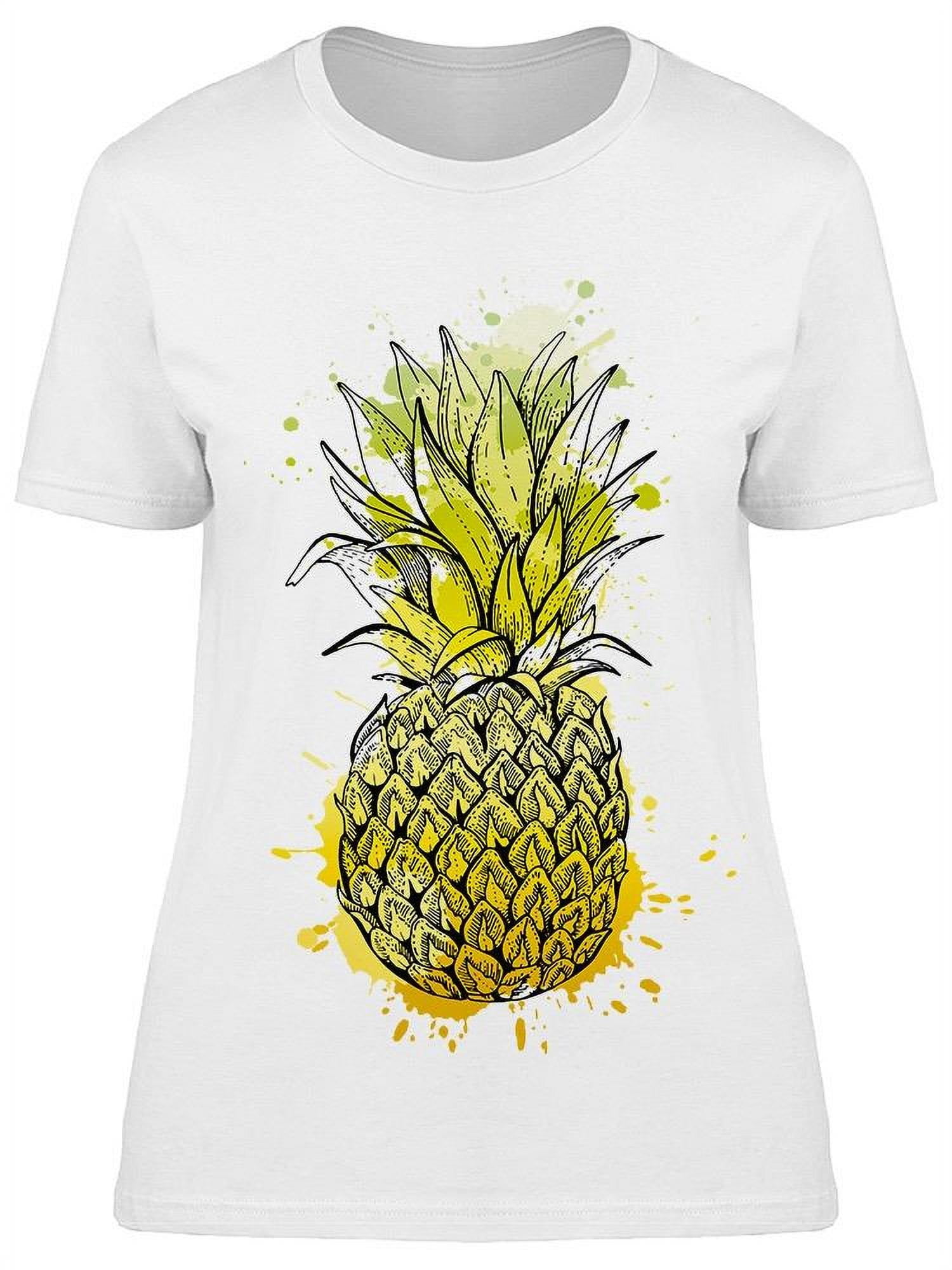 Realistic Pineapple Fruit T-Shirt Women -Image by Shutterstock
