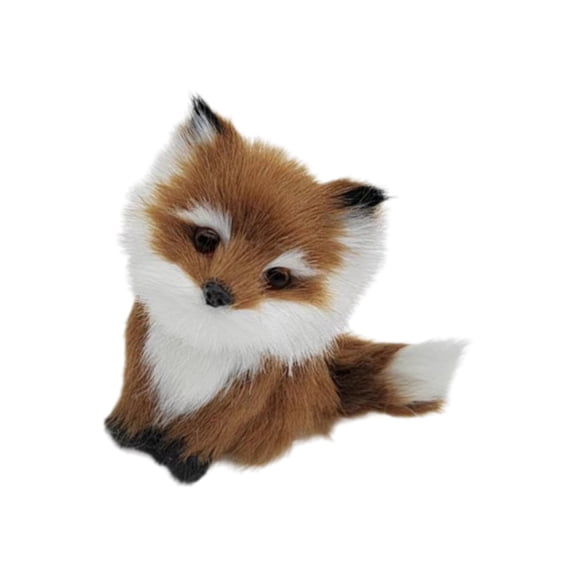 Realistic Plush Figurine Artificial Desk Accent, Car Decor, Accessory