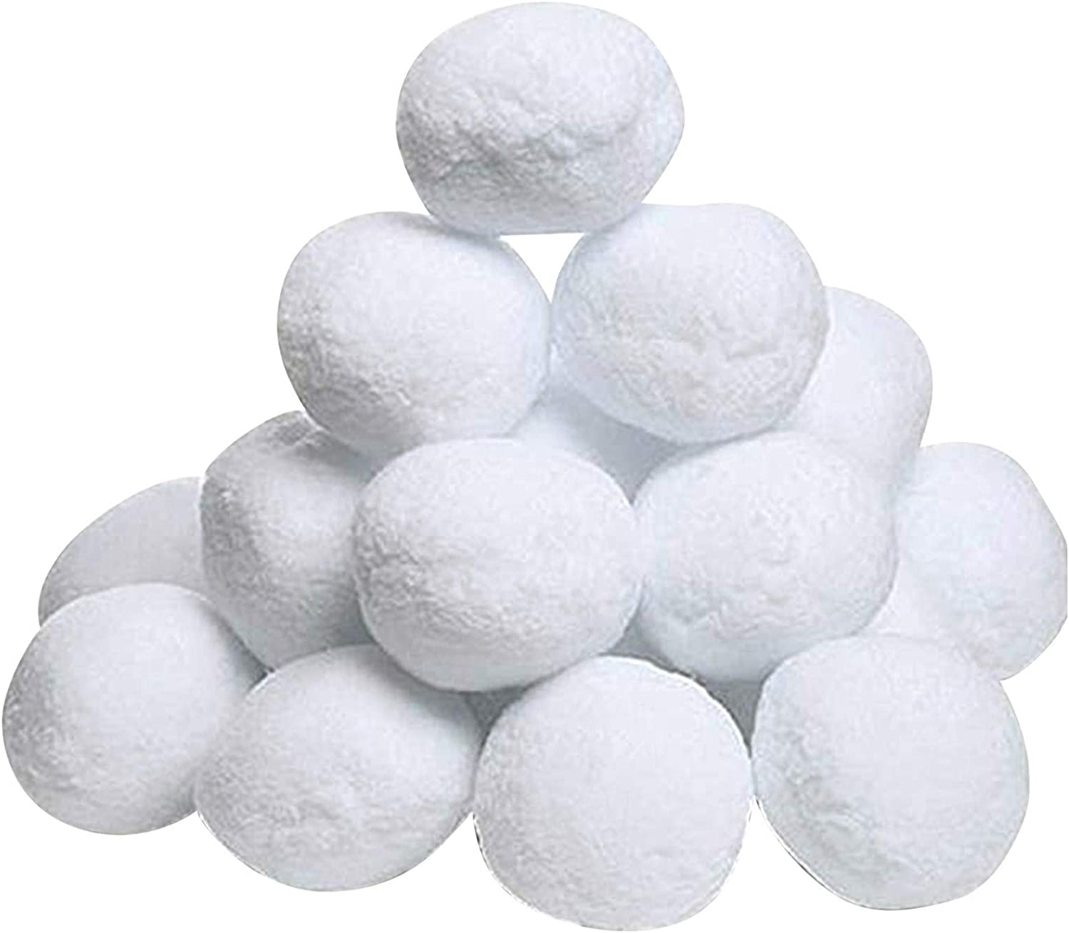Realistic Plush Snowballs for Kids, Indoor Snow Fight Ball Set, 20/30