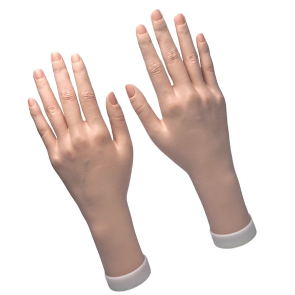 Realistic Practice Hand For Nail Art Ring Display Photography Props