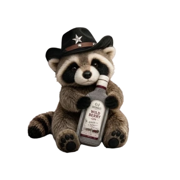 Realistic Raccoon Plush Toy, Super Soft Stuffed Animal, Cuddly Companion Pillow, Polyester Plush Doll For Kids, Sofa Home Decor, Birthday Holiday Gift