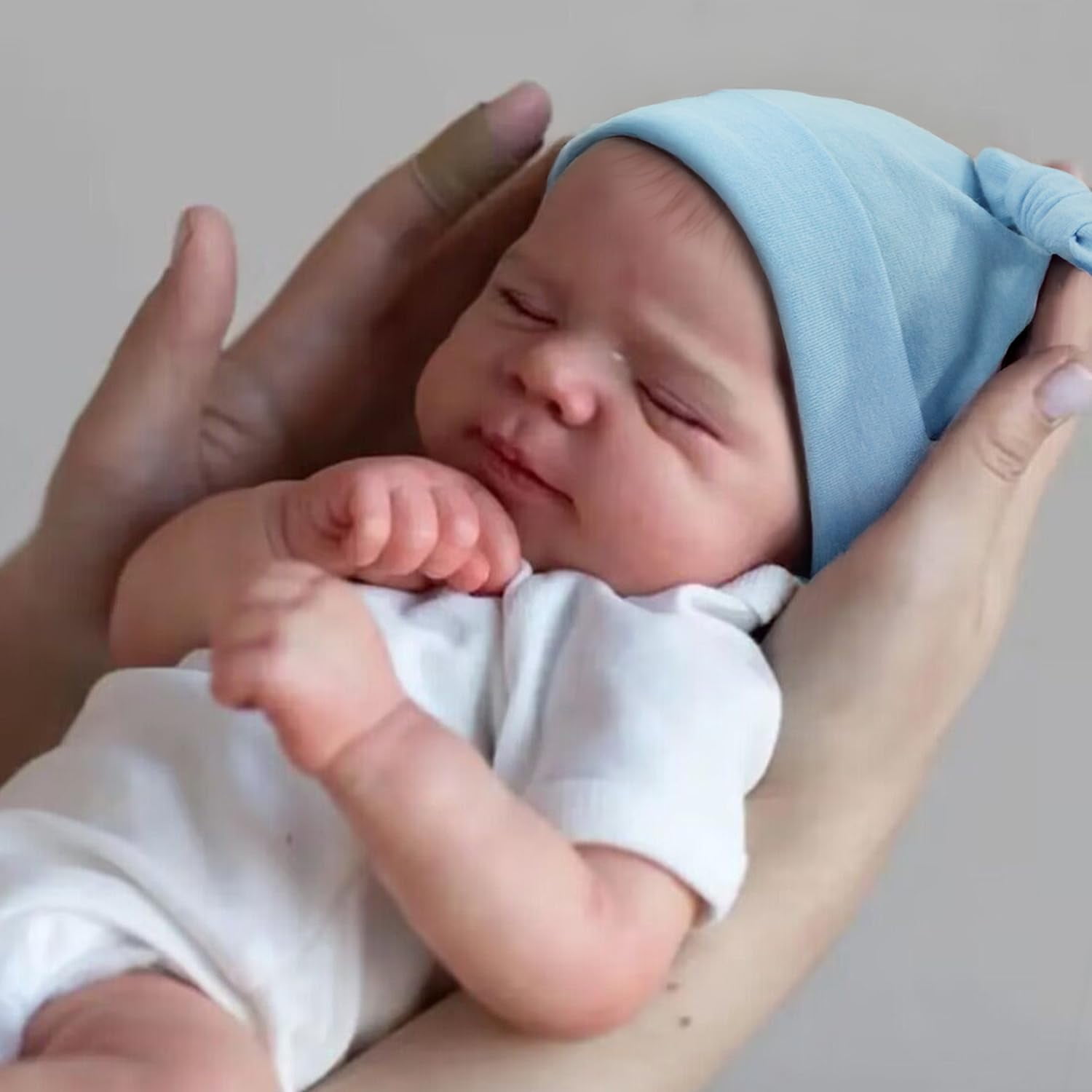 Realistic Reborn Baby Dolls - 18 Inch Newborn Sleeping Baby Dolls, Lifelike Reborn Baby Dolls with Weighted Soft Cloth Body Birthday Gift Toy for Age 3+