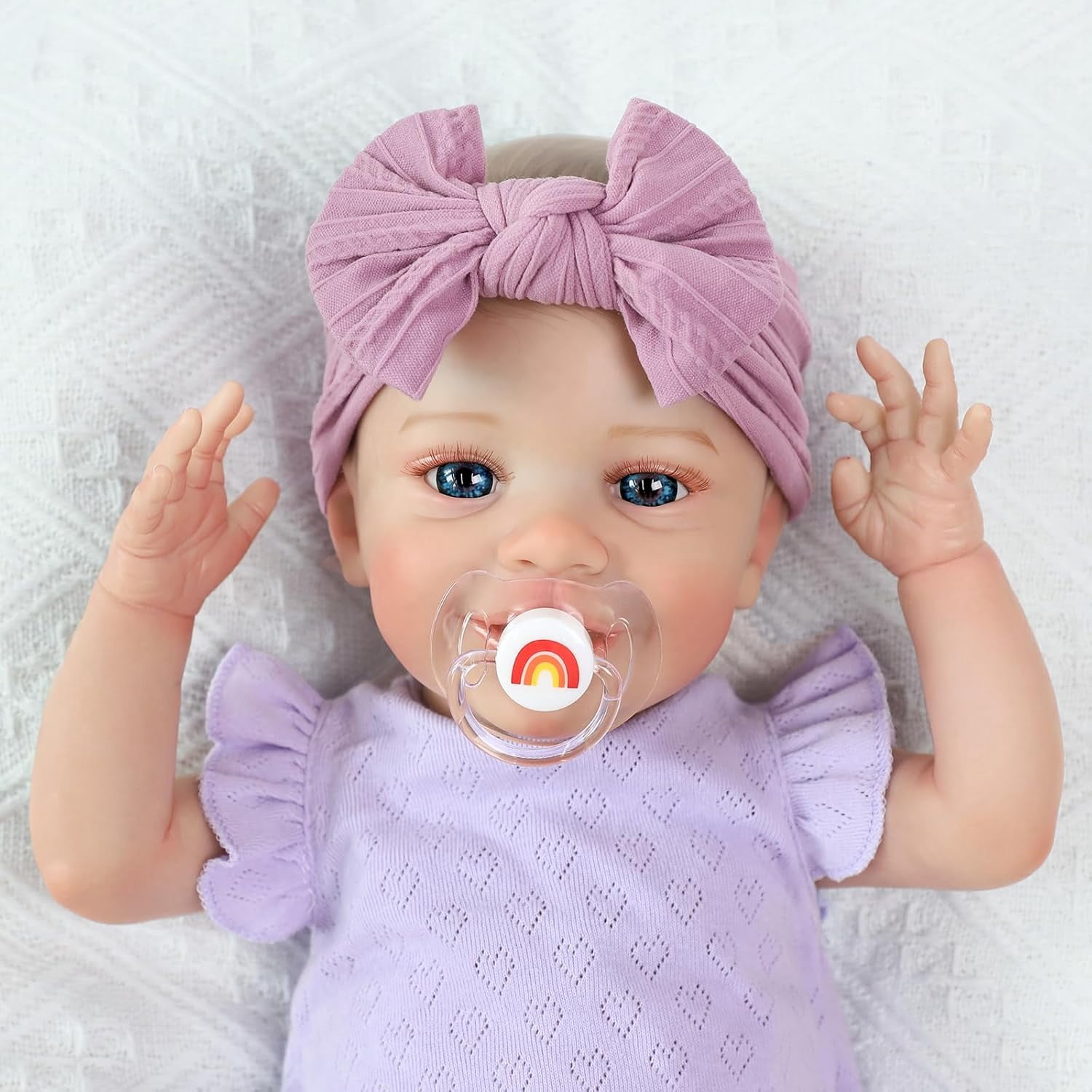 Realistic Reborn Baby Dolls - 20 Inch Lifelike Newborn Baby Dolls Adorable, Real Life Baby Doll with Accessories, Soft Baby Doll Reborn for Gift, Birthday, Christmas, Education