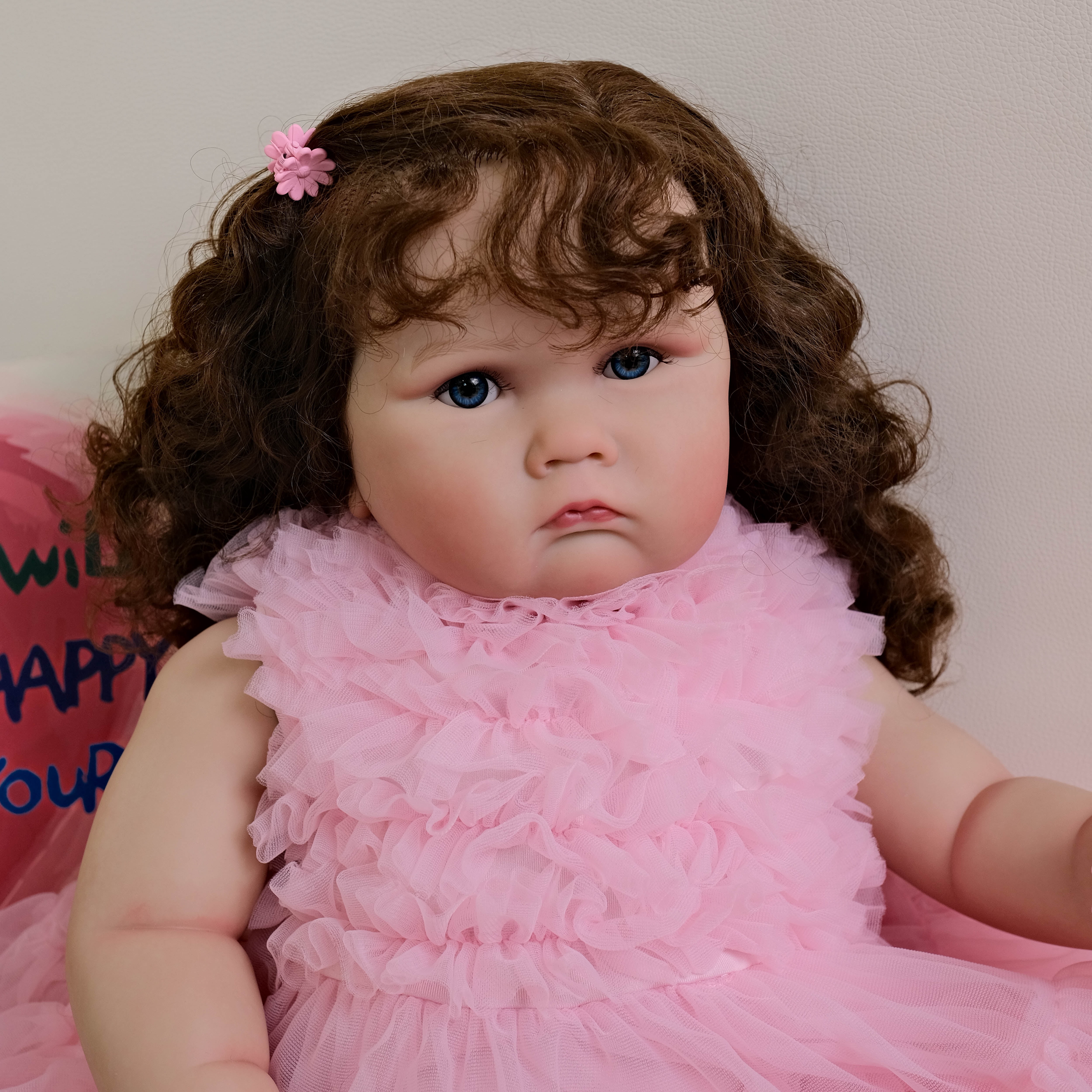 Zero Pam 19-Inch Realistic Reborn Baby Doll - Soft Silicone Lifelike Newborn Girl Doll With Outfit & Accessories